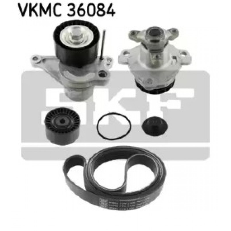 VKMC 36084 SKF - Насос охолоджуючої рідини + комплект зубчатого ремня
